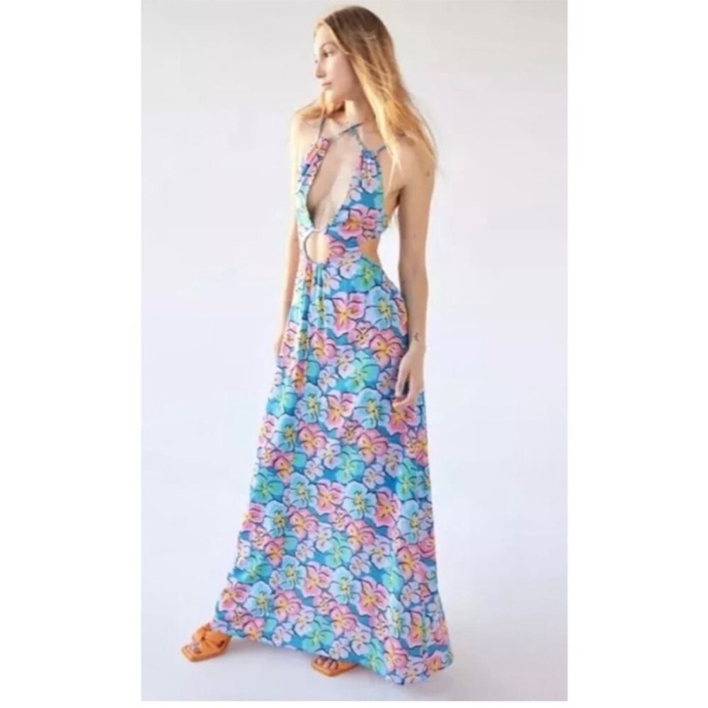 NWT For Love And Lemons Yasmin Maxi Dress Size small - Picture 5 of 13